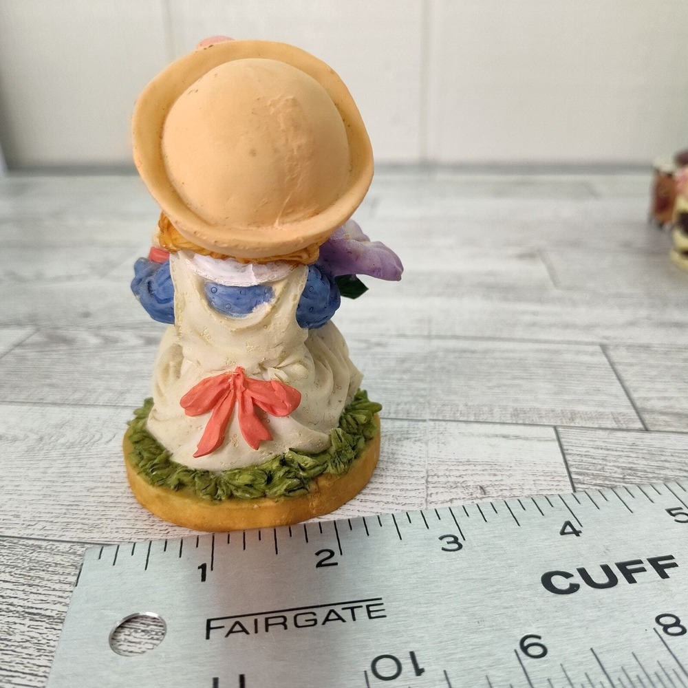 September Birthday Girl Ceramic Figurine 4" Vintage Home Decor - Picture 4 of 9